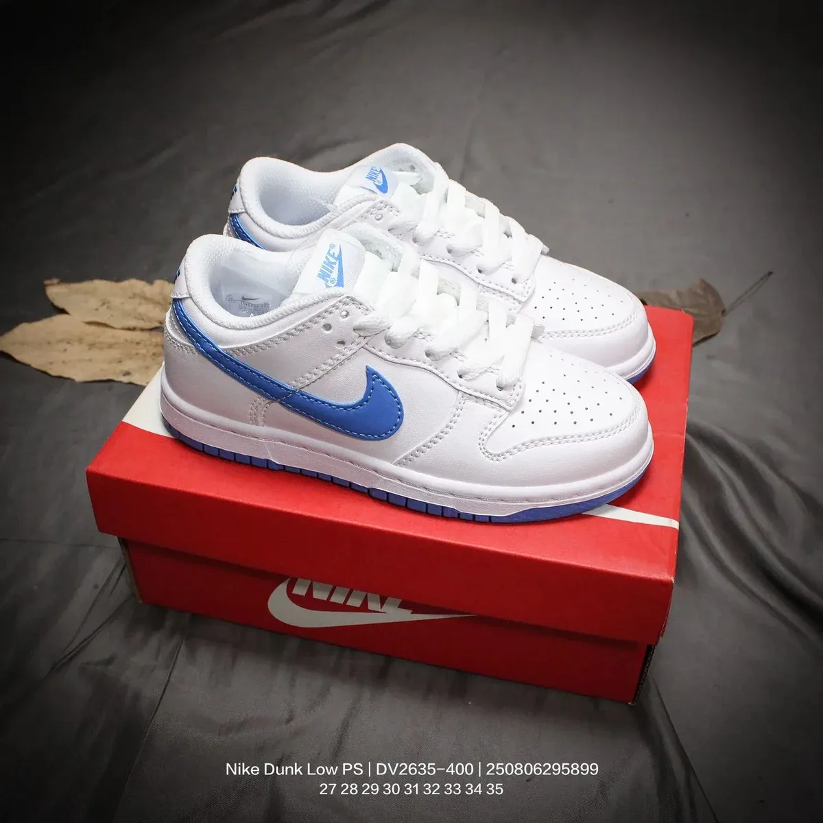 Nike Nike Dunk Low White/University Blue Sneakers White
