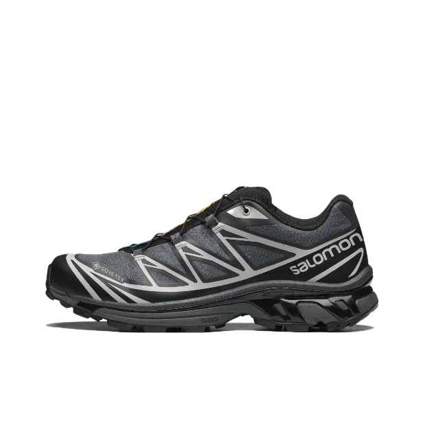 Salomon XT-6 Black/Grey/Silver Trail Running Sneaker