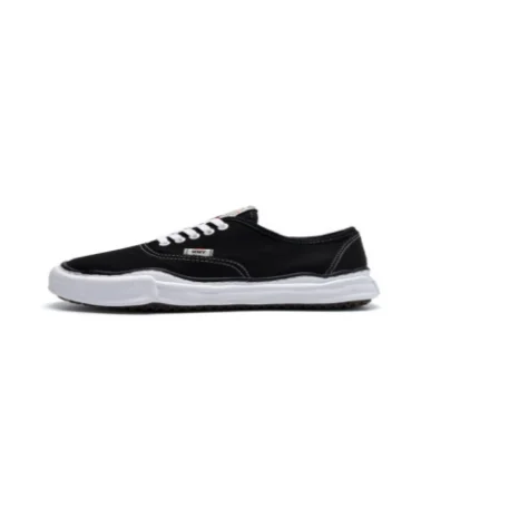Other Unisex Black Canvas Low Top Sneakers Black - 1