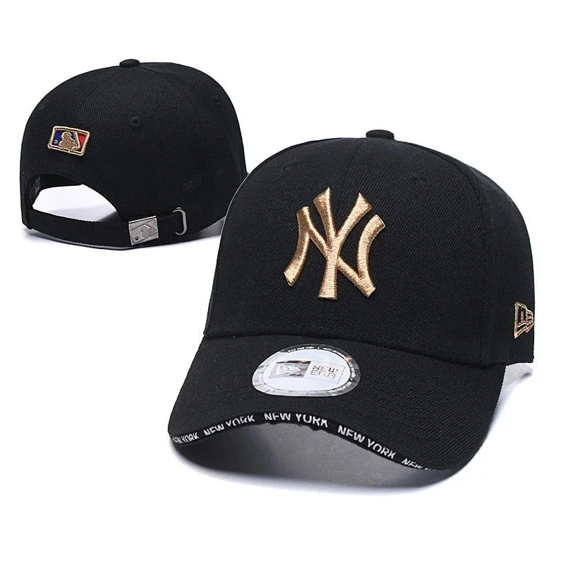 New Era New Era New York Yankees Black Gold Cap Black - 1