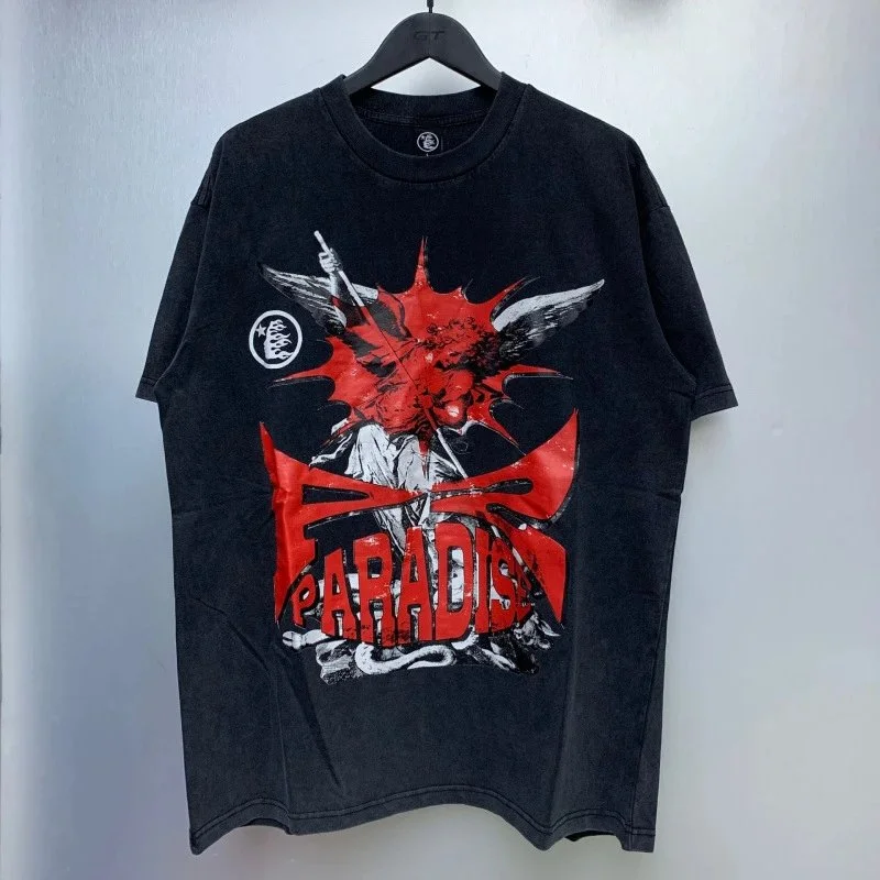 Other Unisex Black 'Paradise' Graphic T-Shirt Black - 1