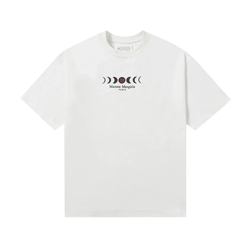 Maison Margiela Maison Margiela Moon Phases White T-Shirt White - 1