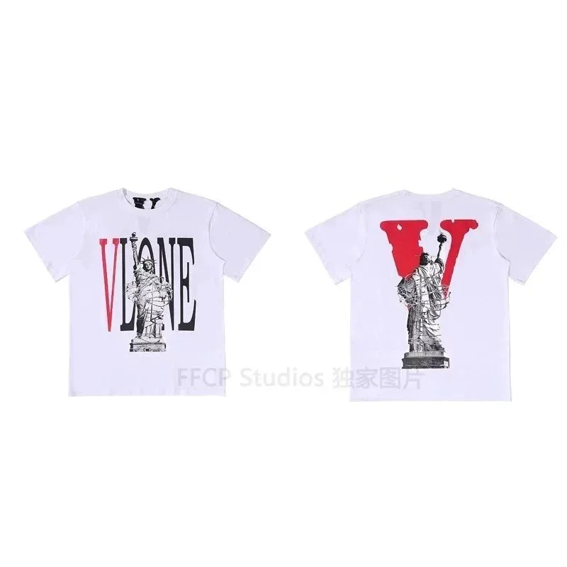 VLONE VLONE Statue of Liberty White T-Shirt White - 1