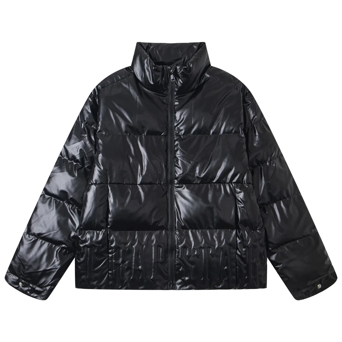 Trapstar Trapstar Black Embossed Puffer Jacket Black - 1