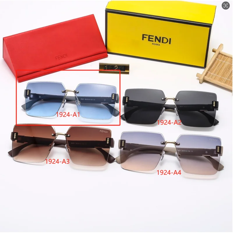 Fendi Fendi 1924-A1 Blue Gradient Sunglasses Blue