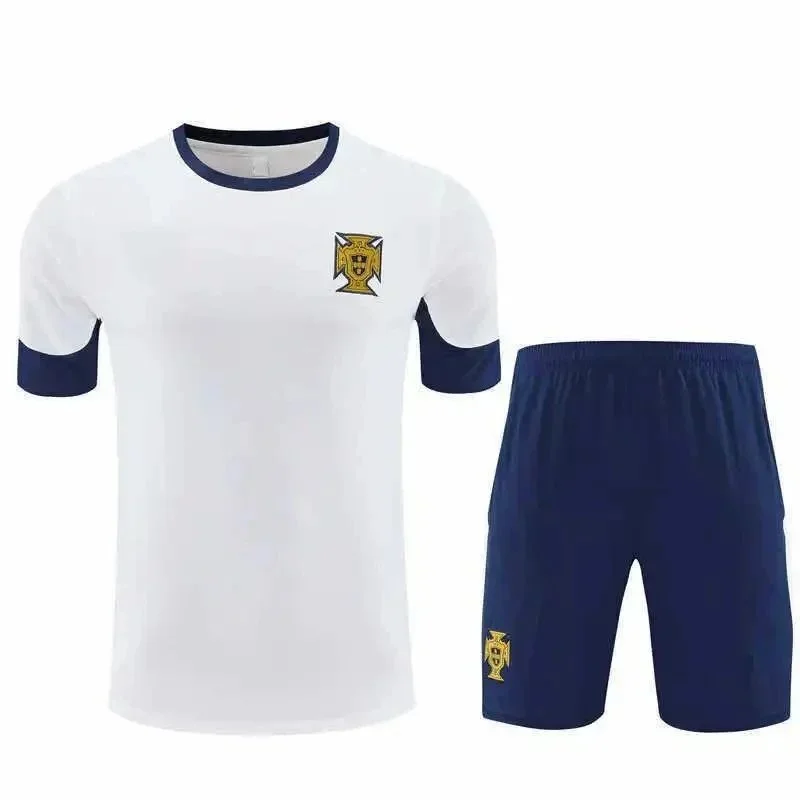 Other White and Navy Portugal Football Kit White - 1
