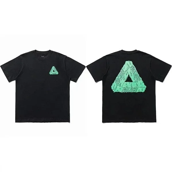 Palace Palace Black Green Triangle T-Shirt Black - 1