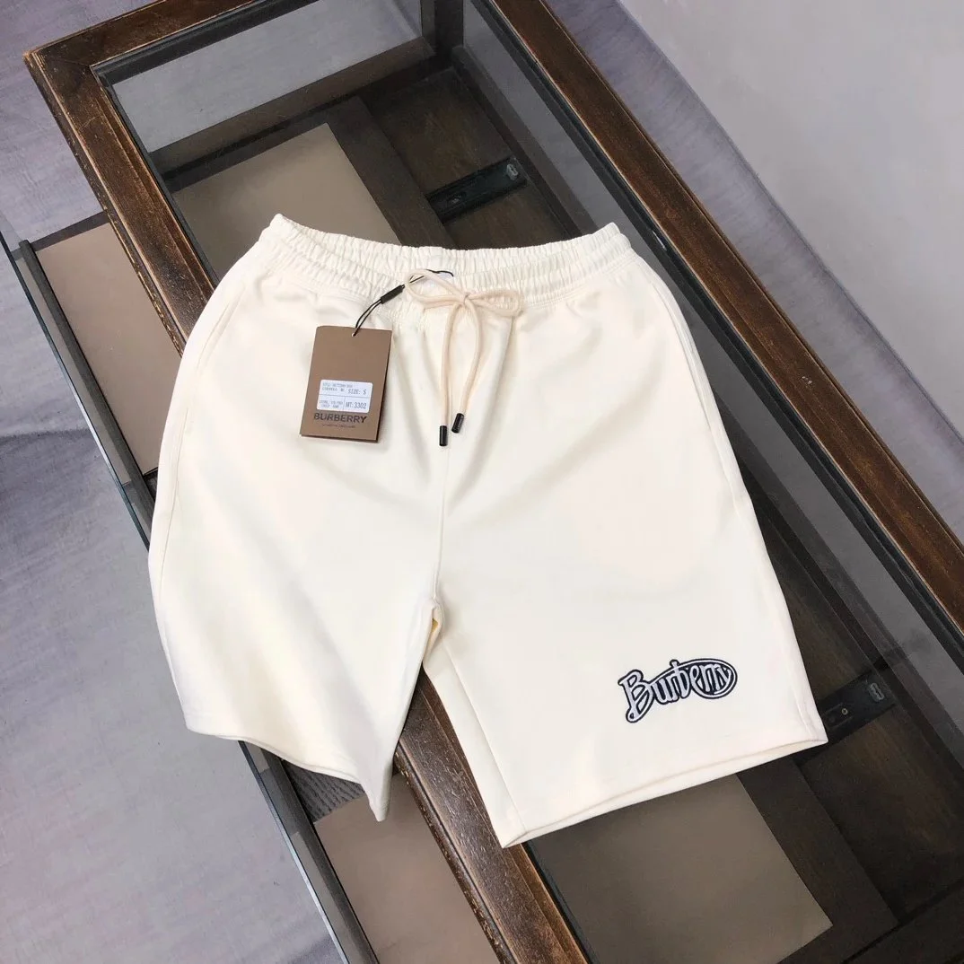 Burberry Burberry Classic Logo Cream Shorts Cream - 1