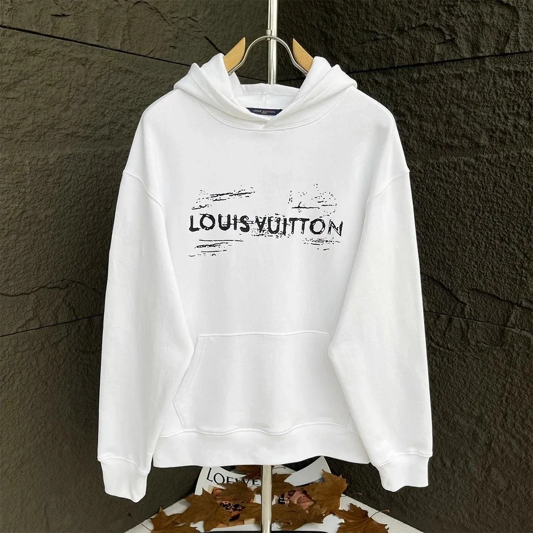 Louis Vuitton Louis Vuitton White Graphic Hoodie White