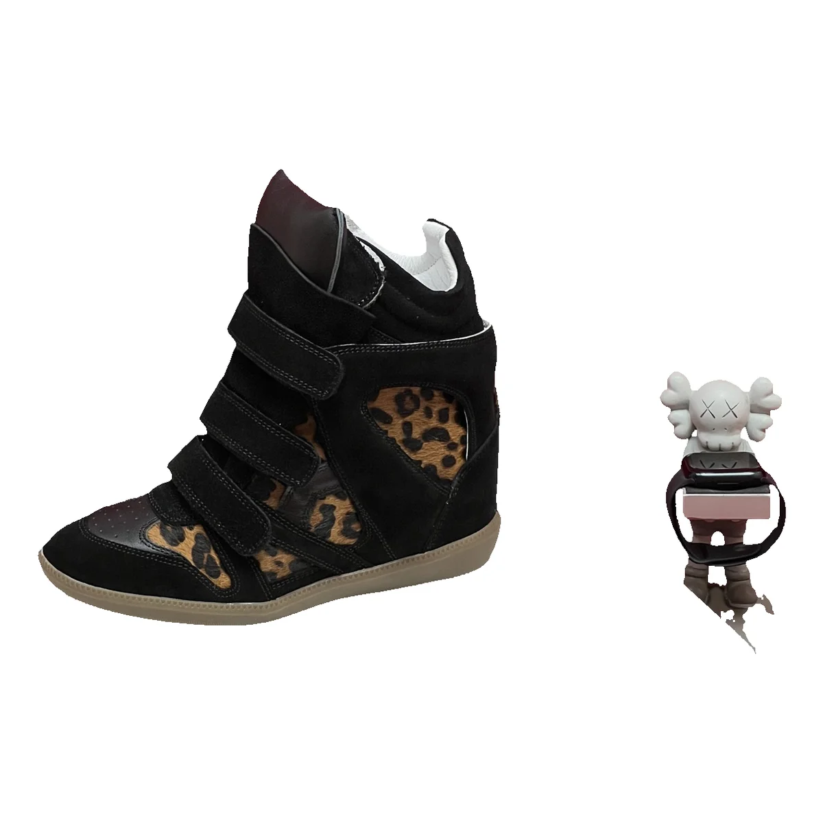Other Ibiza Leopard Print Sneakers Black Black - 1