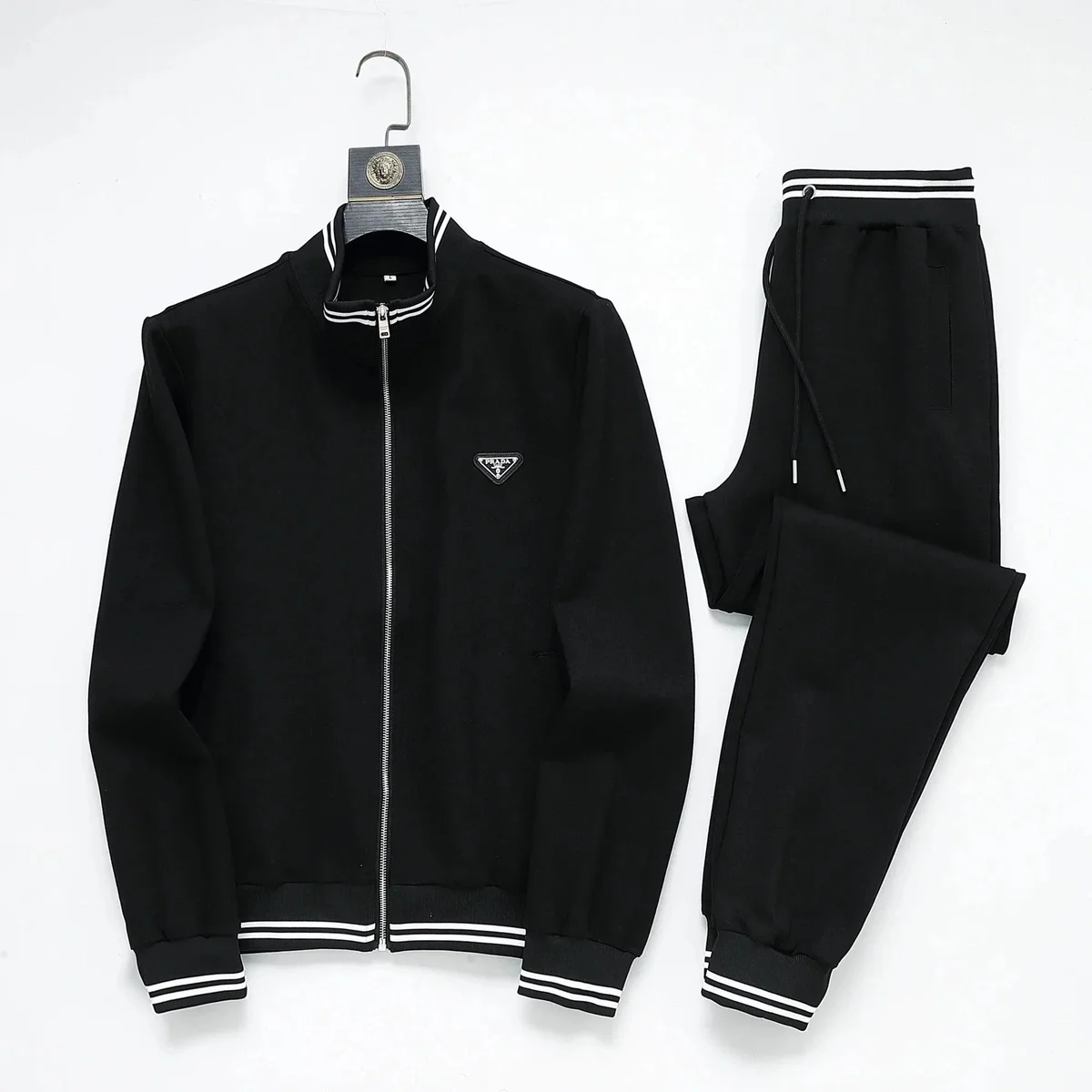 Prada Prada Sport Black/White Stripe Tracksuit Black