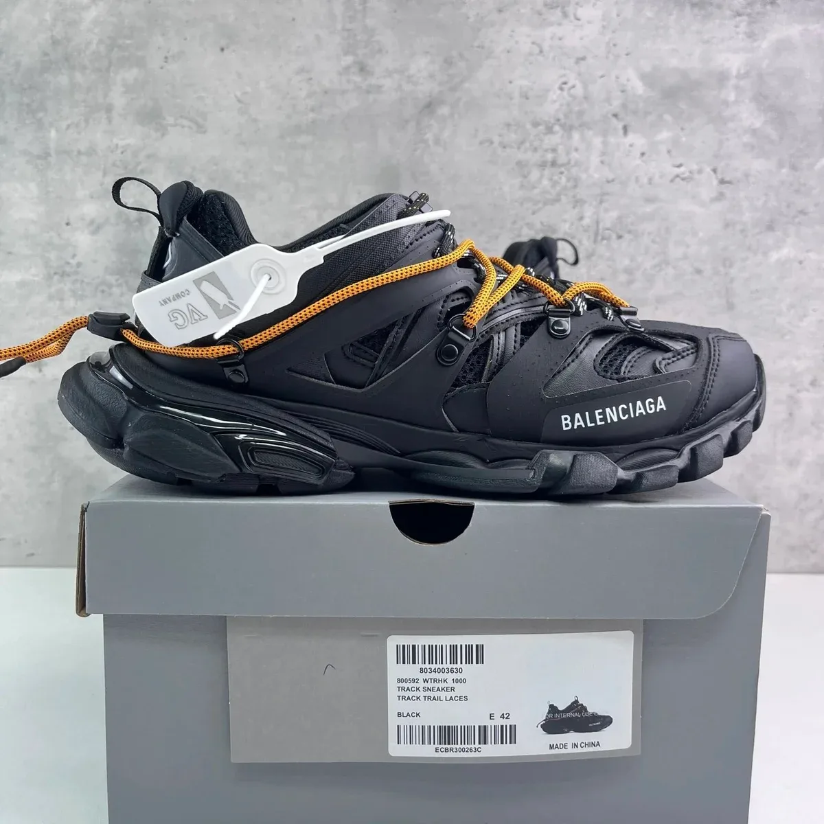 Balenciaga Balenciaga Track Track Trail Laces Black Sneakers Black