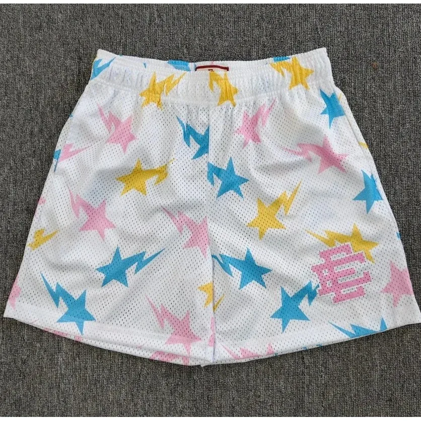 A Bathing Ape A Bathing Ape BAPE STA Star Print Shorts White White - 1
