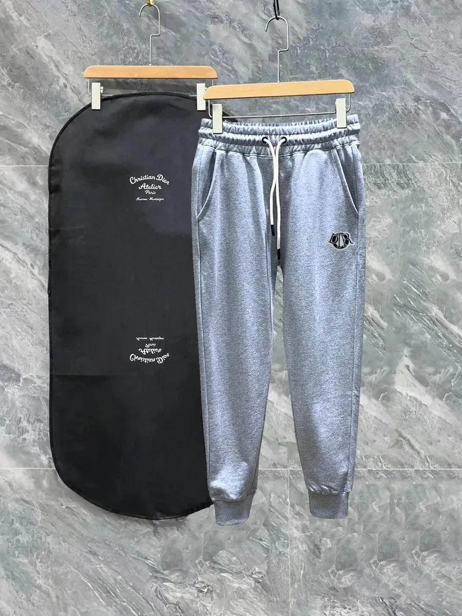 Dior Dior Atelier Heather Grey Jogger Trousers Grey