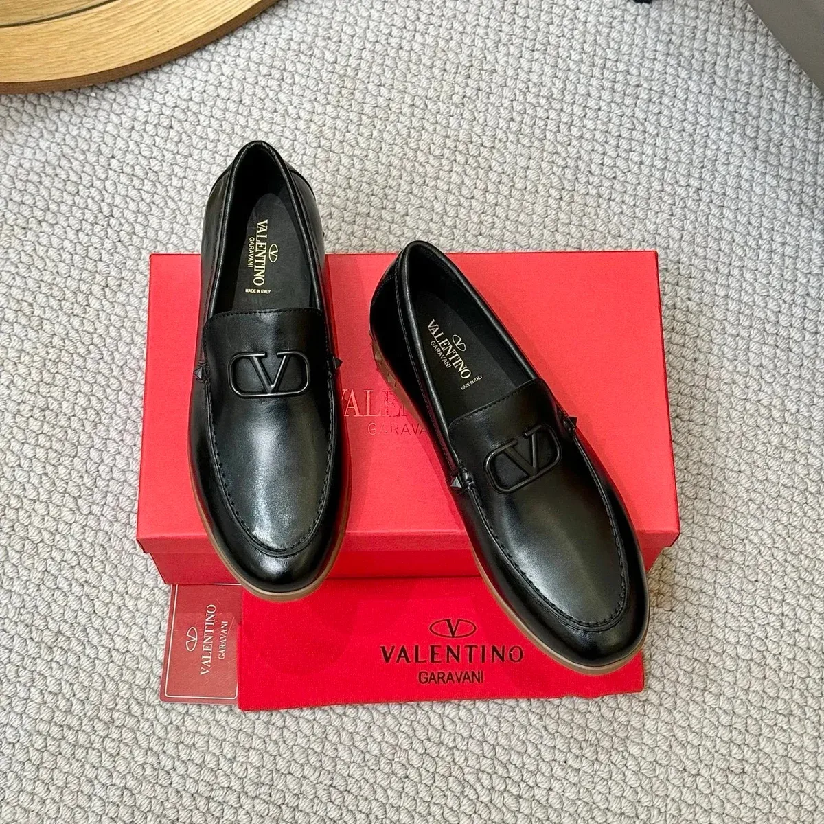 Valentino Rockstud Black Leather Loafers — Oopbuy Spreadsheet find