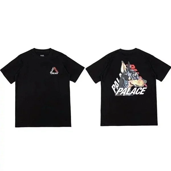 Palace Palace Black Dog Tri-Logo T-Shirt Black - 1