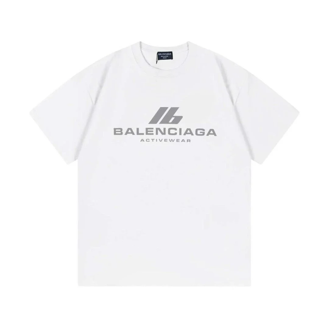 Balenciaga Balenciaga White Activewear T-Shirt White - 1
