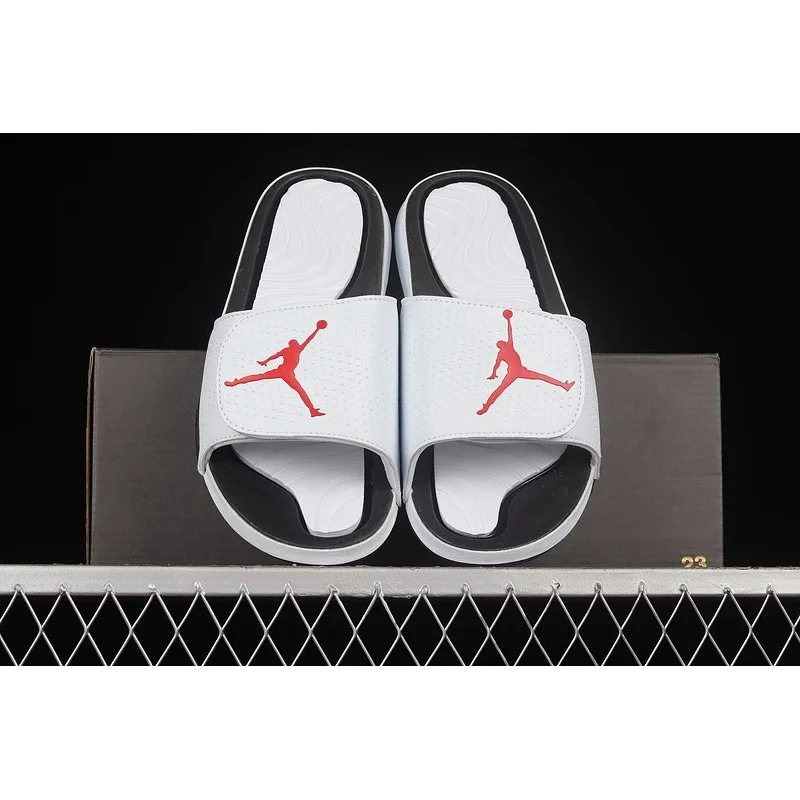 Nike Nike Air Jordan Jumpman White/Red Slide Sandals White - 1
