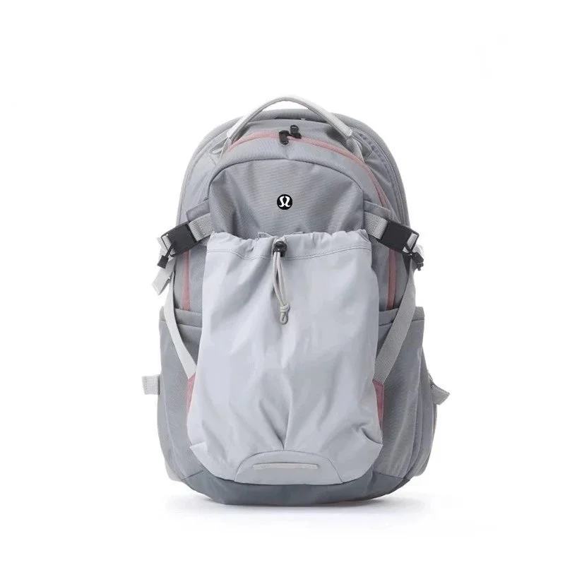 Lululemon Lululemon Light Grey/Pink Backpack Grey