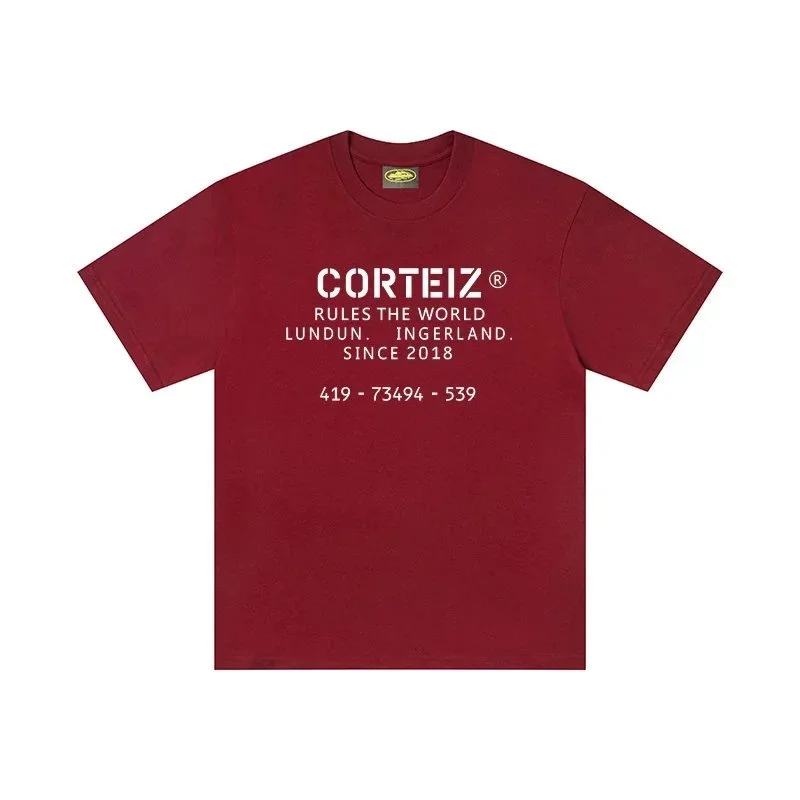 Corteiz Corteiz Rules the World Red T-Shirt Red - 1