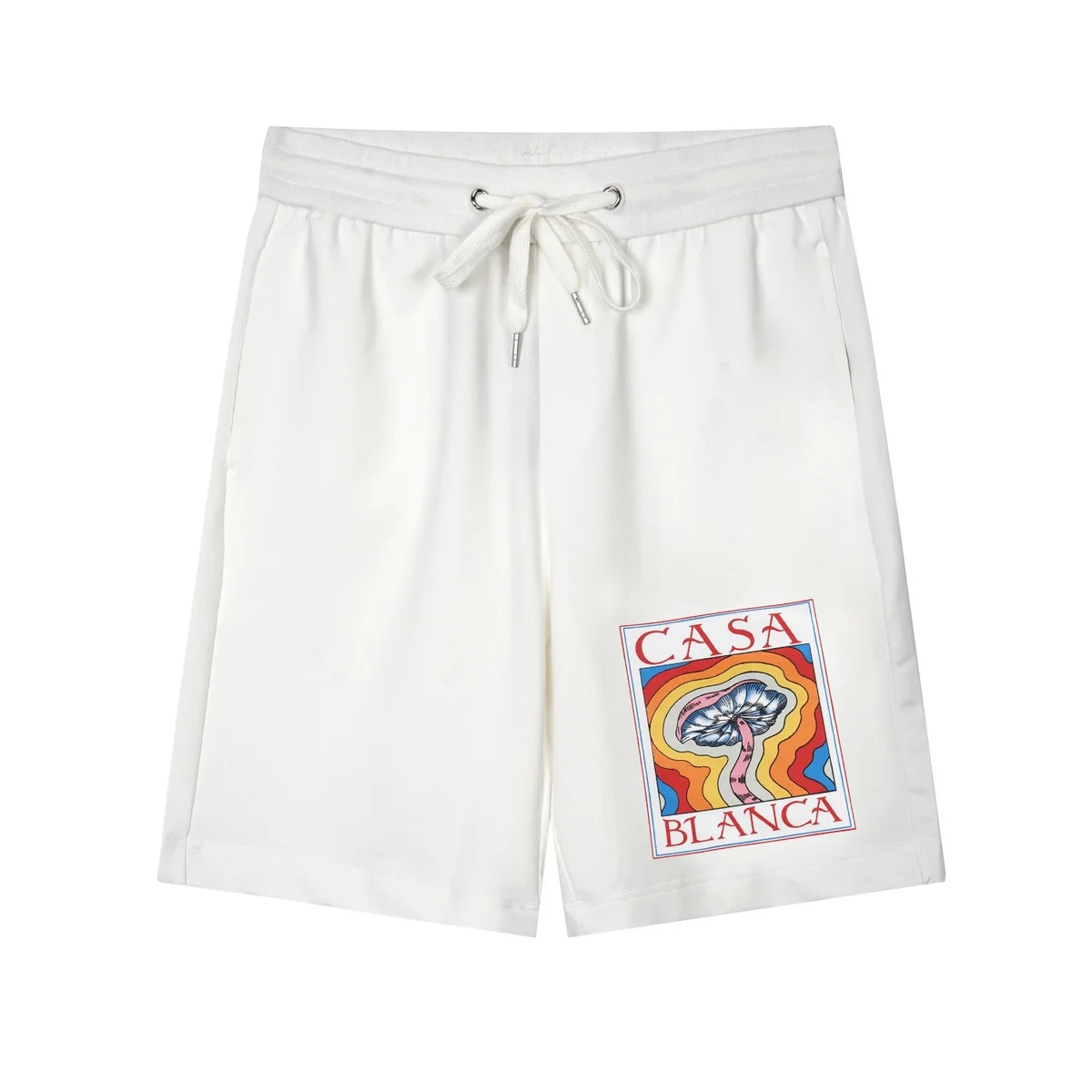Other White Casa Blanca Printed Shorts White - 1