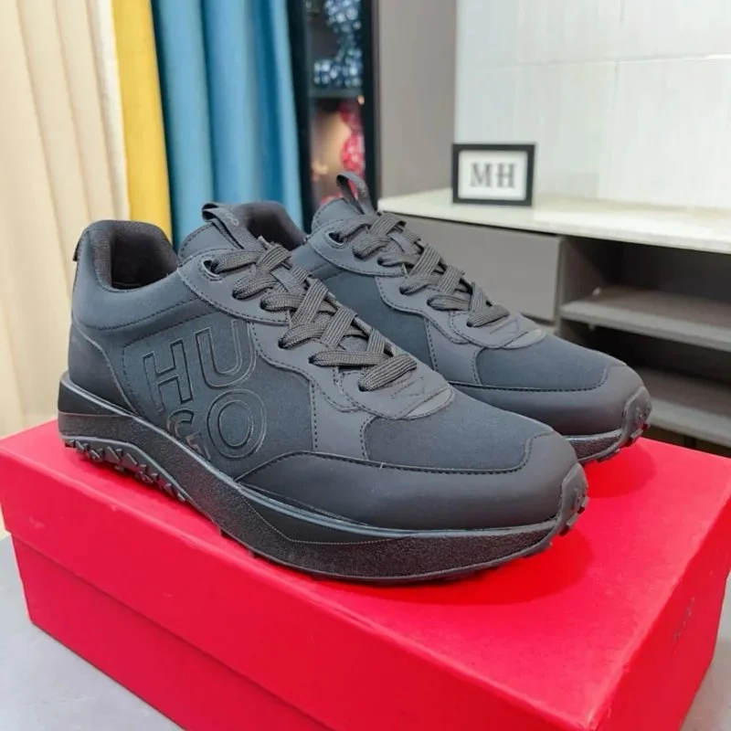 Hugo Boss Hugo Boss Black Logo Sneakers Unisex Black - 1
