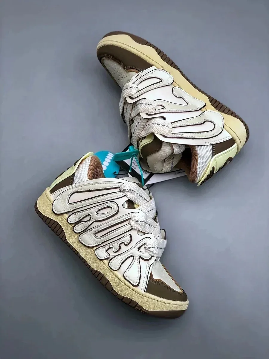 Other TX-10 White & Brown Sneakers White - 1