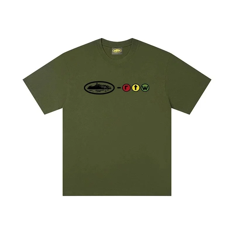 Other Olive Green RTW Graphic T-Shirt Green - 1