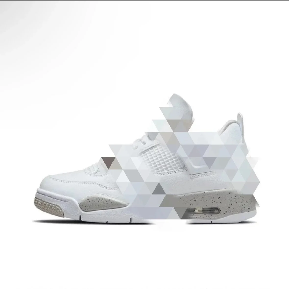 Nike Nike Air Jordan 4 White Oreo Sneakers White - 1