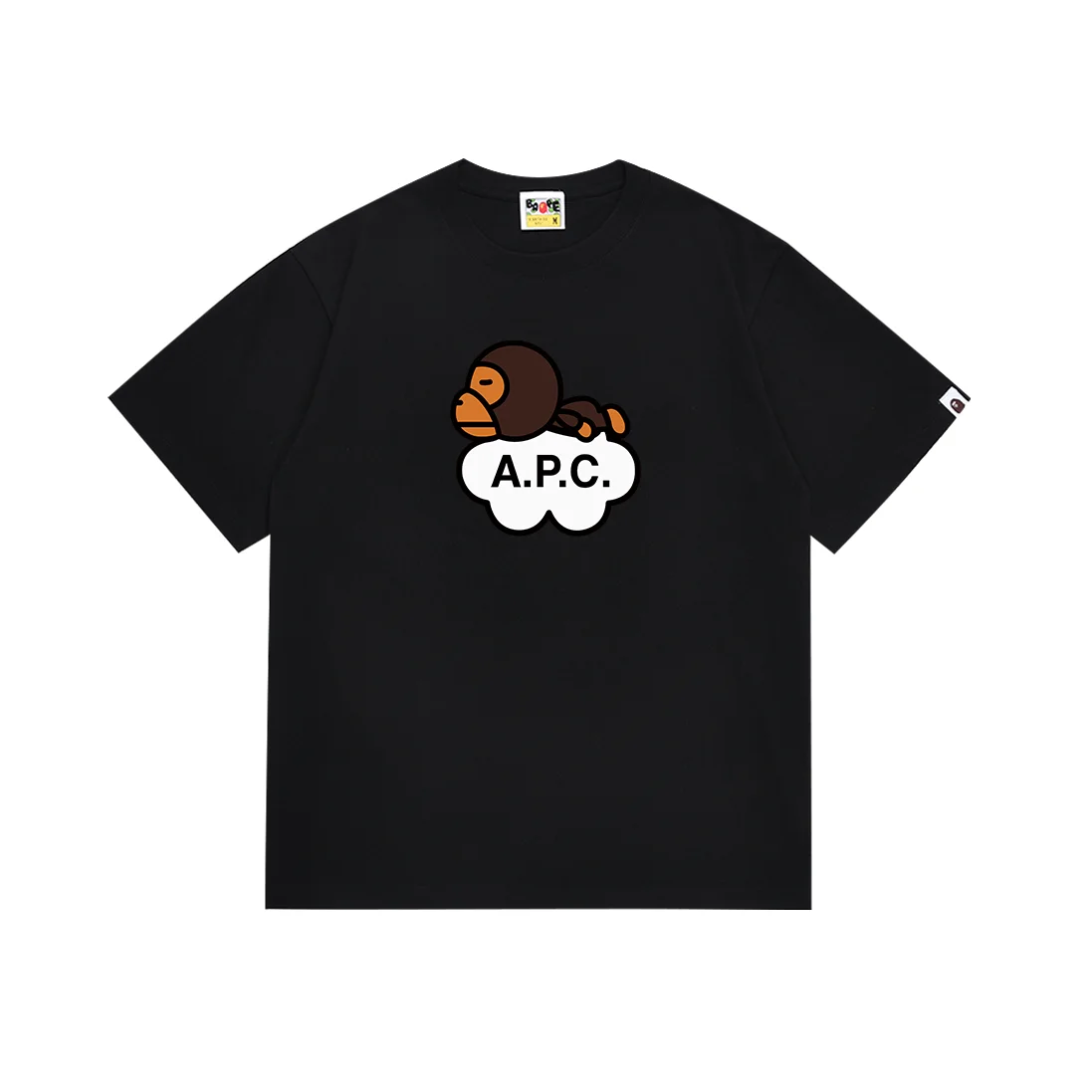A Bathing Ape A Bathing Ape BAPE STA Black T-Shirt Black - 1