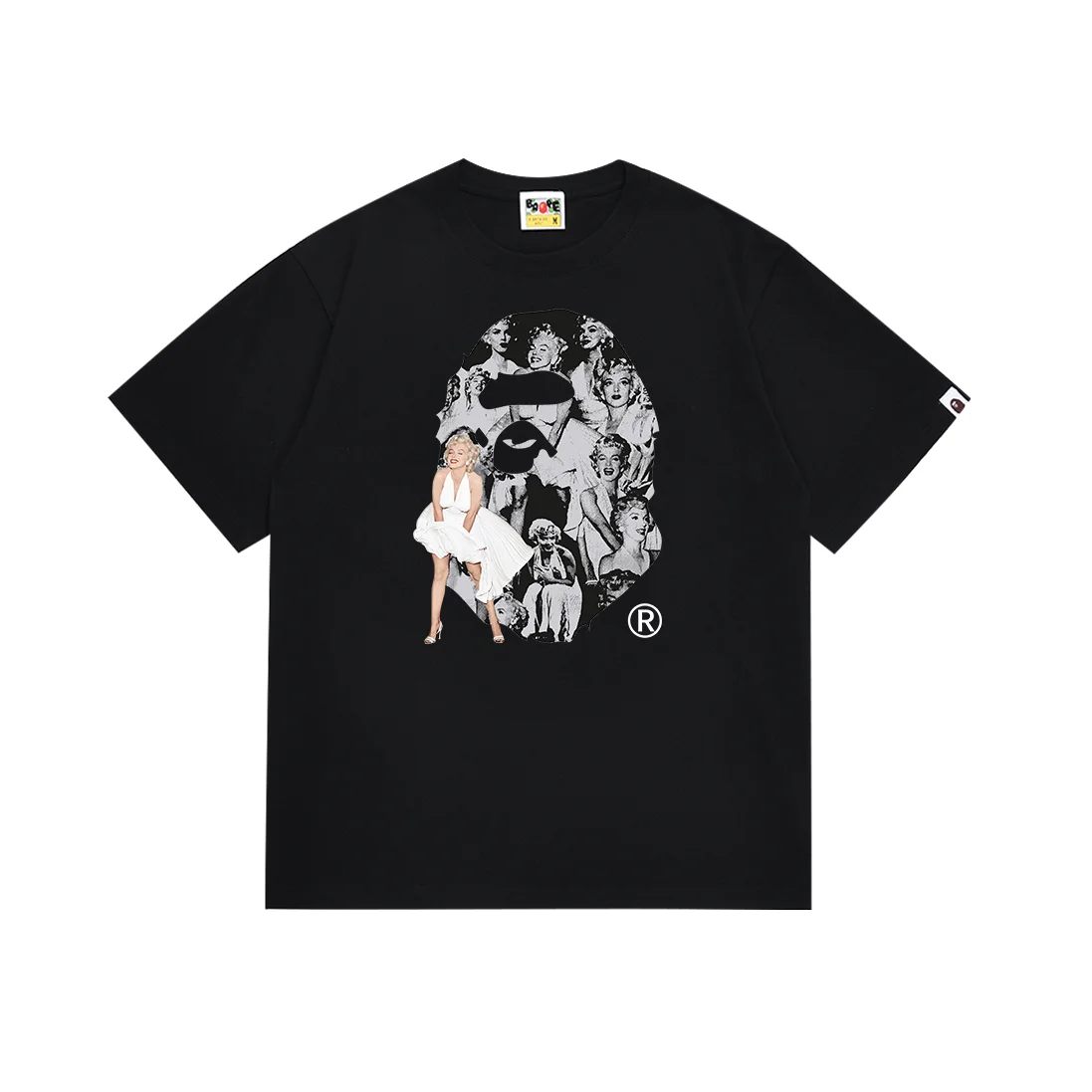 A Bathing Ape A Bathing Ape BAPE STA Marilyn Black T-Shirt Black - 1