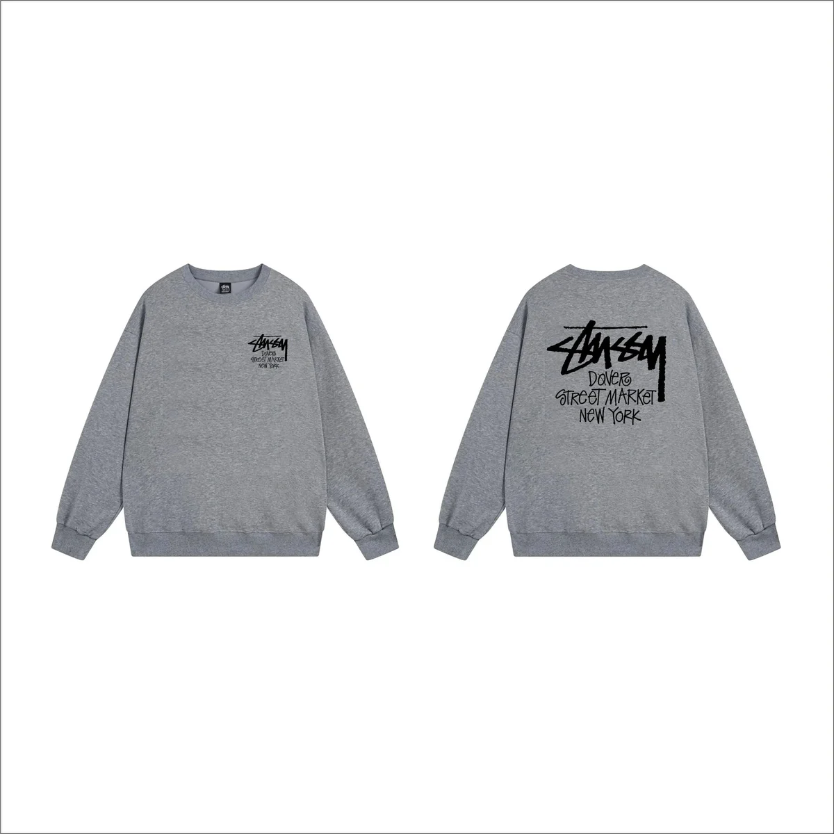 Stussy Stussy Dover Street Market New York Grey Sweatshirt Grey - 1