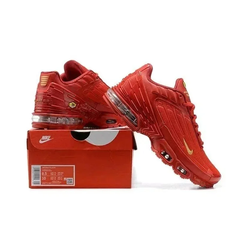 Nike Nike Air Max Plus Tuned Air Red Gold Sneakers Red - 1