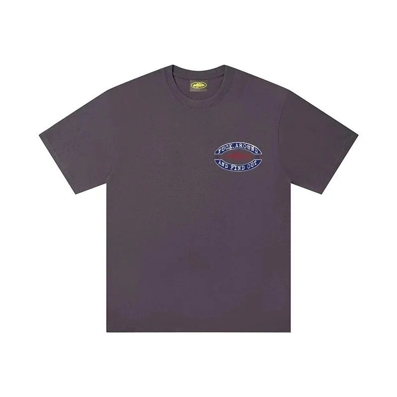 Other Unisex Puck Around T-Shirt Dark Purple T-Shirt Purple - 1