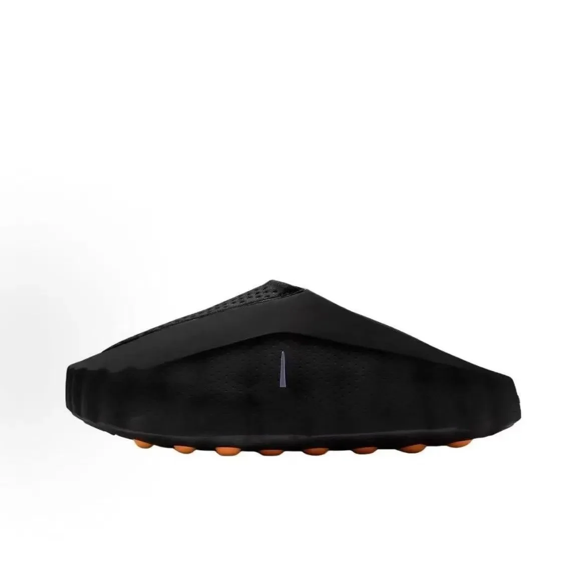 Black Half-Open Slip-On Sneakers