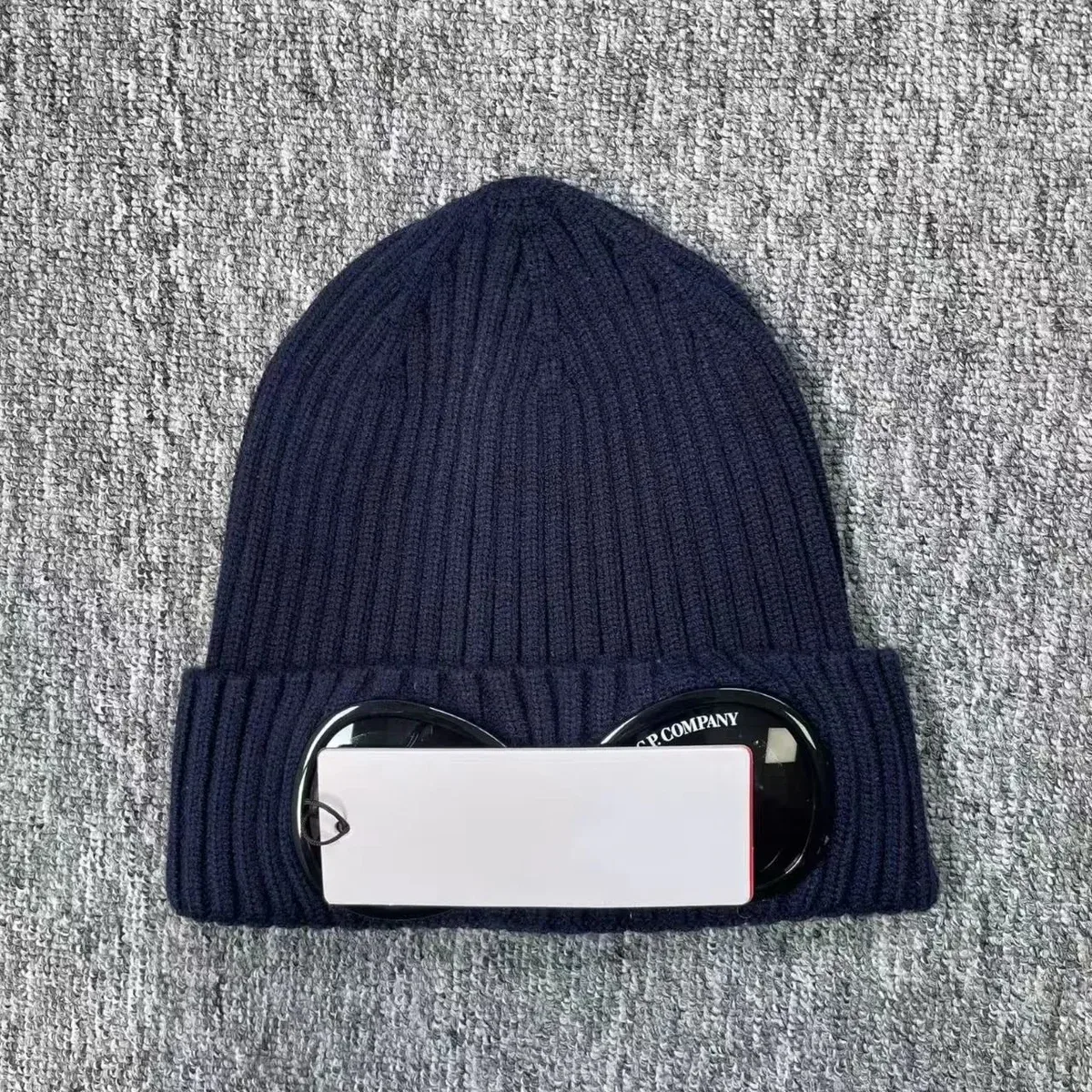 CP Company CP Company Goggle Beanie Navy Headwear Navy - 1