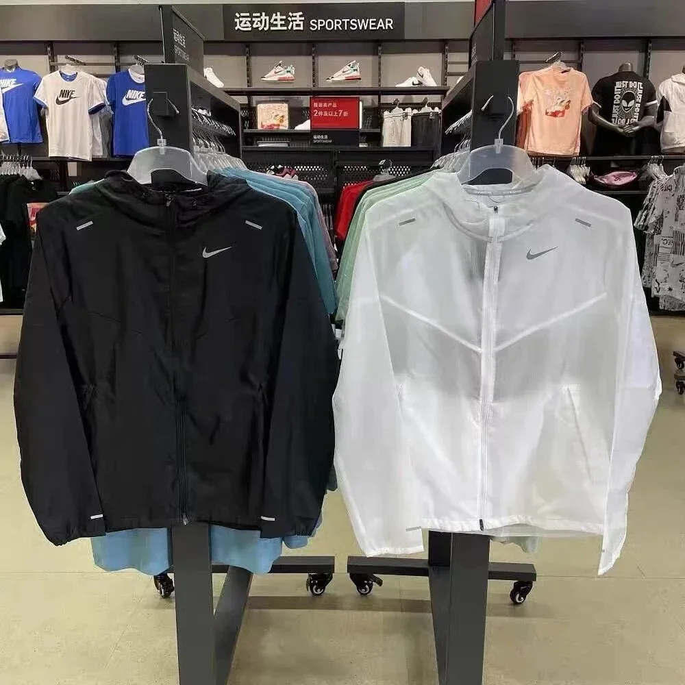 Nike Nike NK Long Sleeve Sun Protection Jacket Black Black - 1