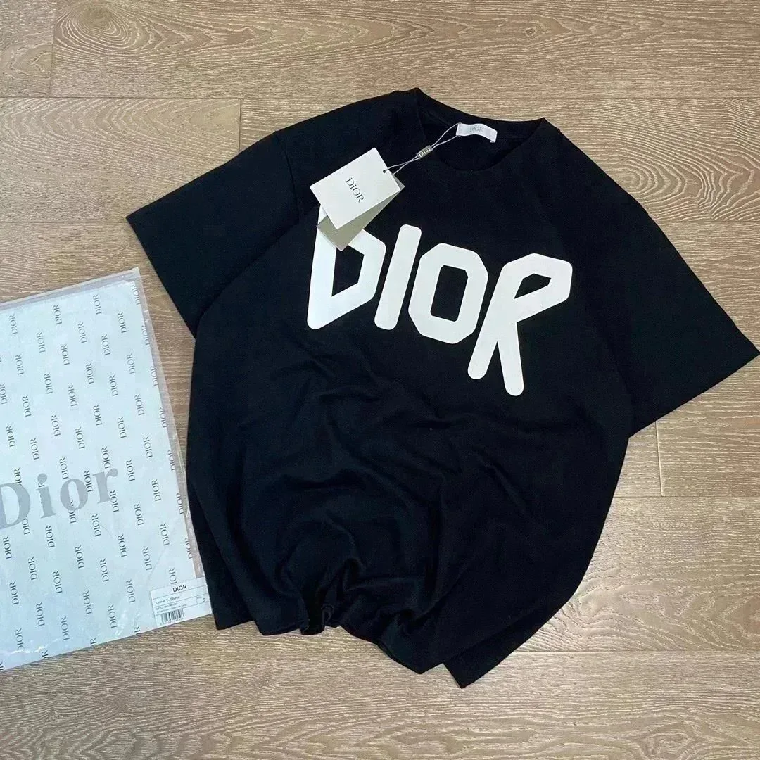 Dior Dior Black Large Logo 002 T-Shirt Black