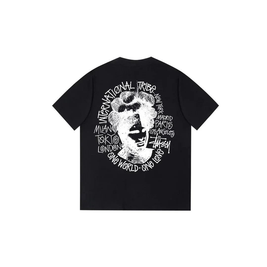 Stussy Stussy Stüssy International Tribes Black T-Shirt Black - 1