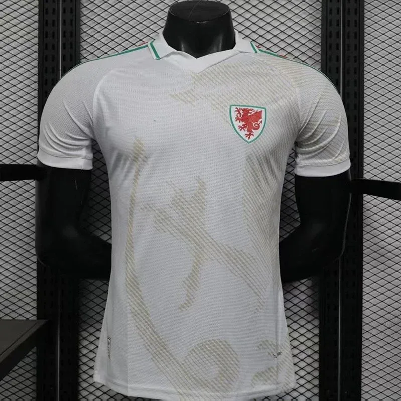 Other Wales Home Jersey White百威尔士客 Football Shirt White - 1