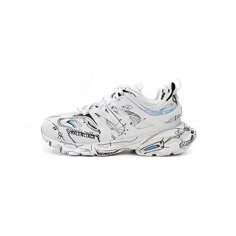 Balenciaga Balenciaga Triple S Sketch White Sneaker White