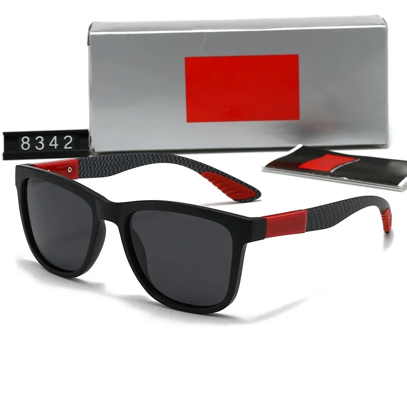 Other Unisex Polarized Sunglasses 8342-G Eyewear Black - 1