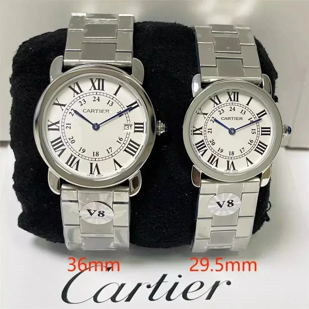 Cartier Cartier Ronde Silver/White Watch Silver