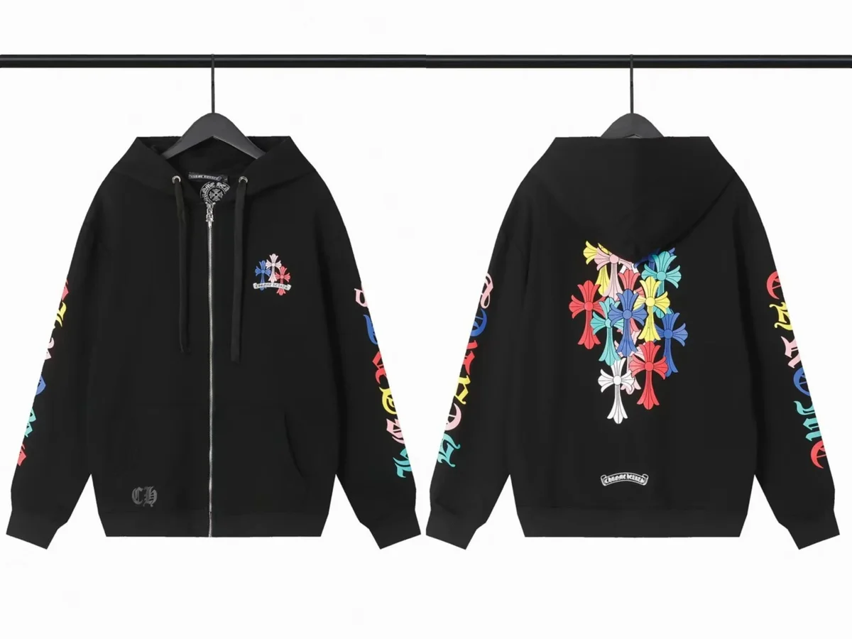 Chrome Hearts Chrome Hearts CH Cross Zip-Up Hoodie Black Black