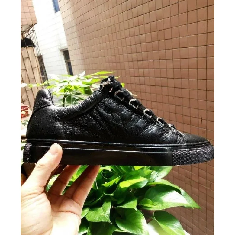 Balenciaga Balenciaga Runner Black Leather Sneakers Black