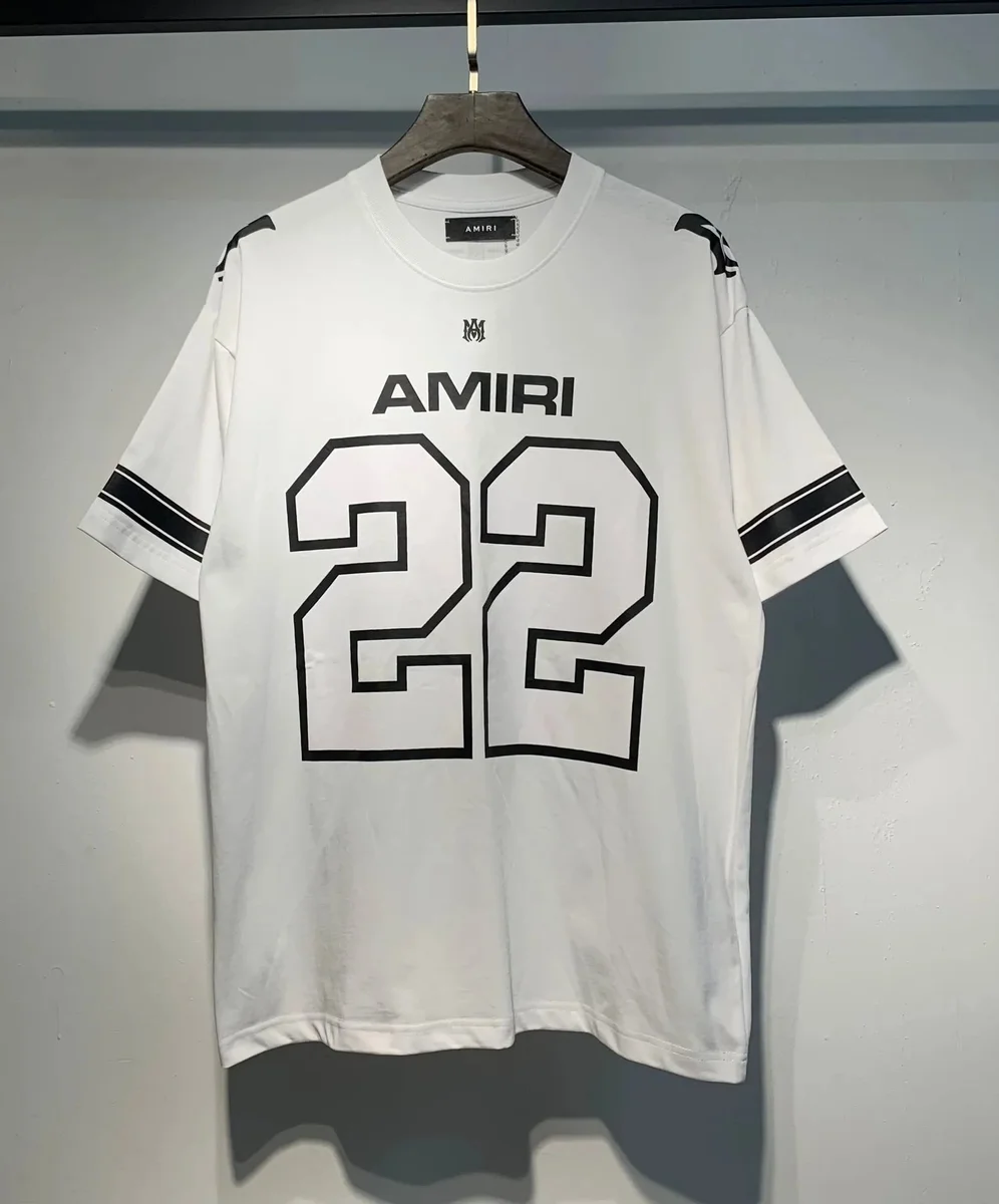 Amiri Amiri White 22 Jersey T-Shirt White - 1
