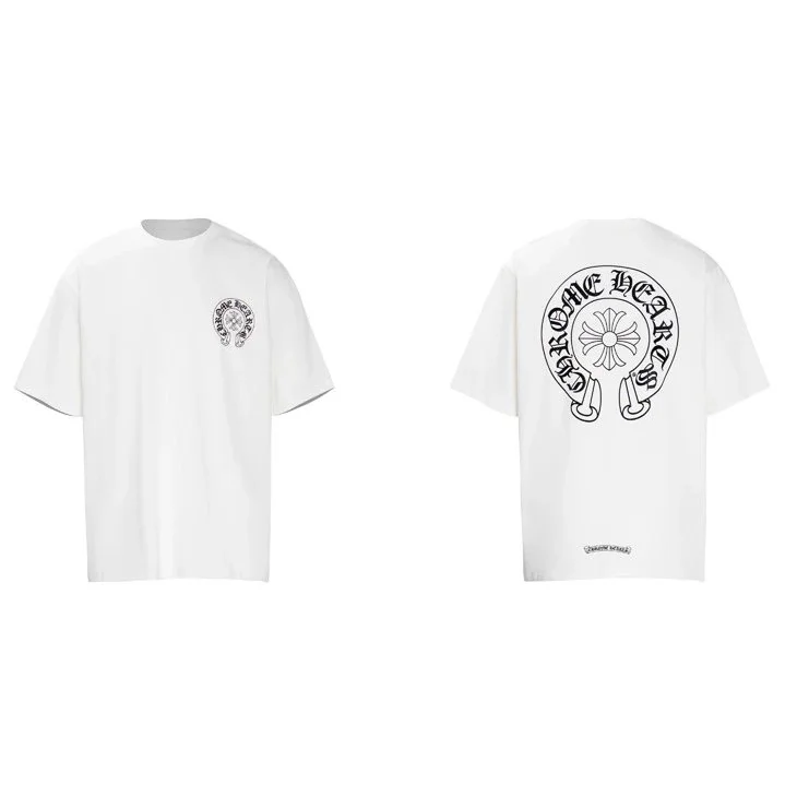 Chrome Hearts Chrome Hearts White Heart Logo T-Shirt White - 1