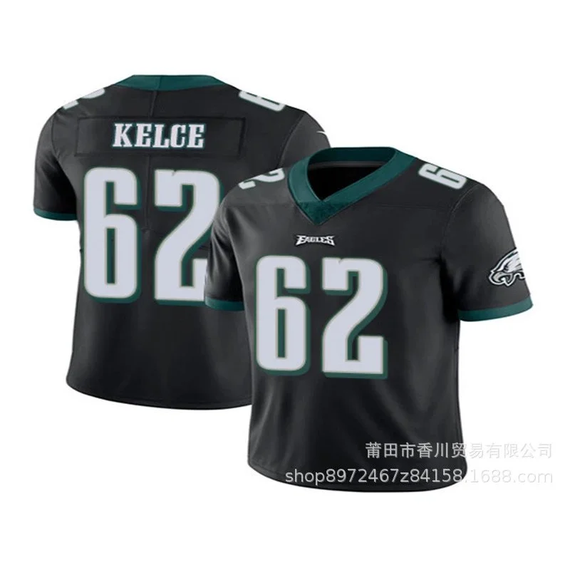 Nike Nike Air Jordan Kelce 62 Black Eagles Jersey Black - 1