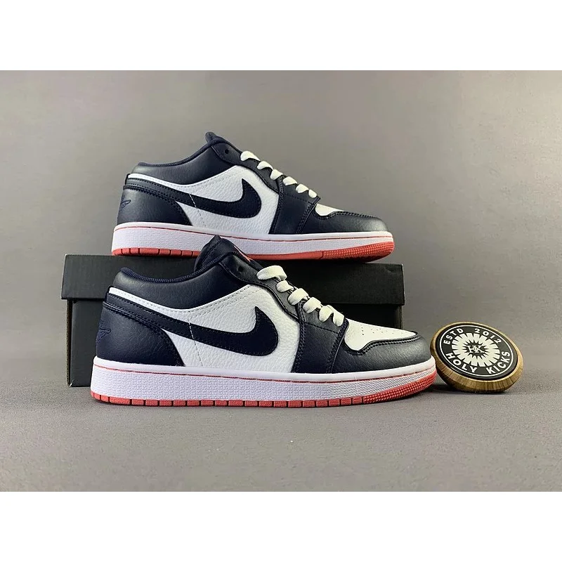 Nike Nike Air Jordan 1 Low Midnight Navy Sail Sneakers Navy - 1