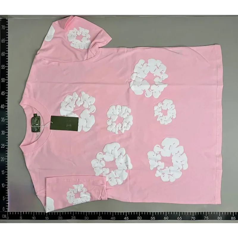 Other Pink Cloud Print T-Shirt Pink - 1